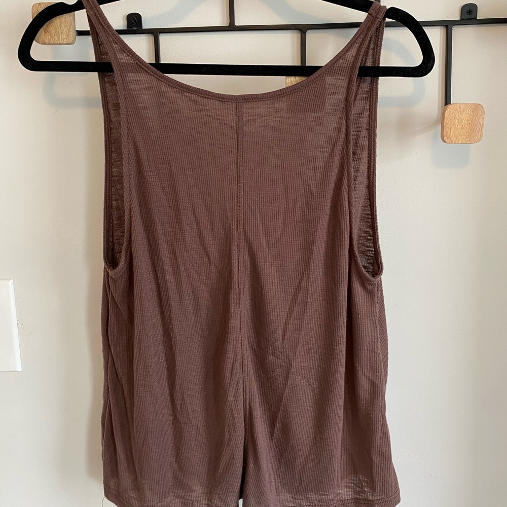 Brown Free People Tank